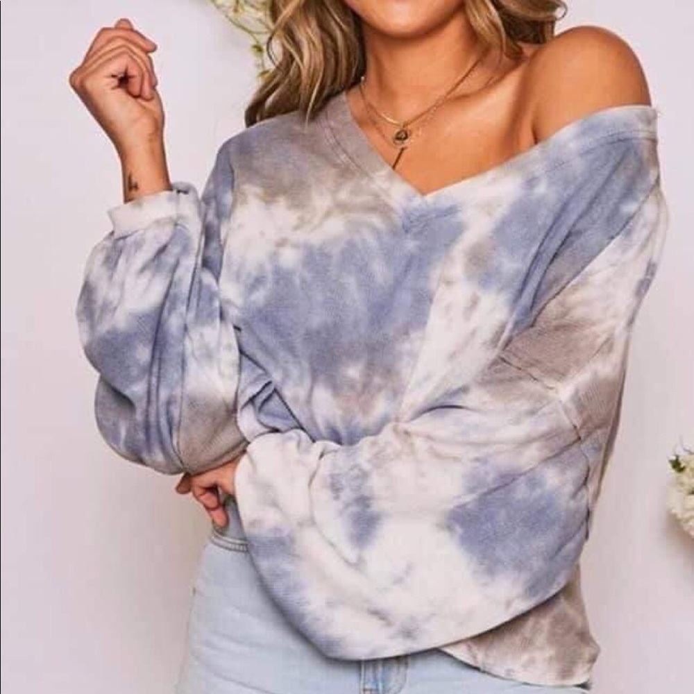 Tie-dye over sized top